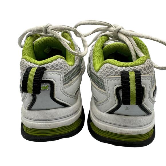 RbK Women's White Green Lace Up Mesh Walking Running Shoes Size 6 - Picture 4 of 9